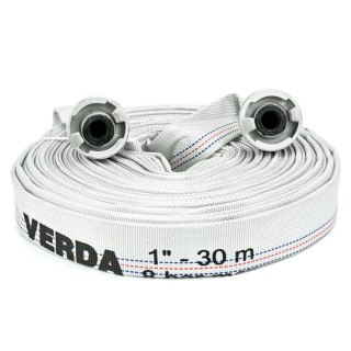 Verda 30 Meter Schlauch 1" mit D-Storz-Kupplung 25 mm Bauschlauch WP30D