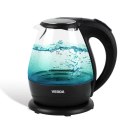 Verda Wasserkocher aus Glass 1,5L 2200W mit Kalkfilter SN0615L