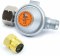 Sellnet Druckregler Gasregler Druckminderer 4 bar 8 kg/h mit Adapter RED2