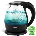 Verda Wasserkocher aus Glass 1,5L 2200W mit Kalkfilter SN0615L