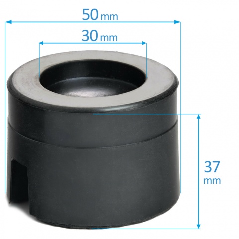 Verda Gummiauflage für Wagenheber, Ø 50 mm GN07 Verda Gummiauflage für Wagenheber, Ø 50 mm GN07