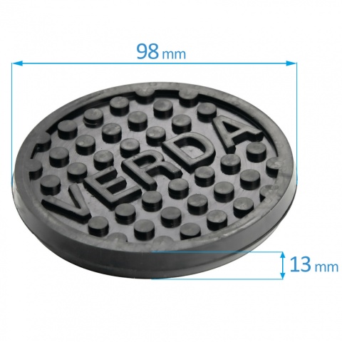 Verda Gummiauflage für Wagenheber, Ø 98 mm GN03 Verda Gummiauflage für Wagenheber, Ø 98 mm GN03