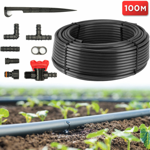 Verda Tropfrohr Ø 16 mm mit Druckkompensation, Gartenschlauch 100 m LK0100